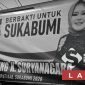 Spanduk Balonbup Sukabumi Endang Kusumawaty. l Istimewa