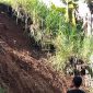 Longsor jalan di Kadudampit, Kabupaten Sukabumi. l Ujang Yusman