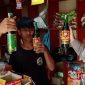 Polisi sita puluhan botol miras di Parakansalak. l Istimewa