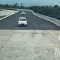 Suasana Jalan Tol Bocimi Seksi 2 dibuka fungsional jelang liburan Nataru 2022. l Yusi Syaiful Akhmad