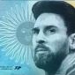 Uang lembaran Peso bergambar Lionel Messi. l Istimewa
