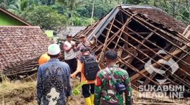 Longsor di Cikakak Sukabumi. l Istimewa
