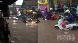 Banjir di Cimangkok Sukabumi. l Istimewa