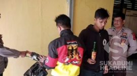 Dua anggota geng motor asal Kota Sukabumi diamankan di Warungkiara. l Istimewa