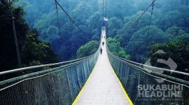 Jembatan Gantung Situgunung. l Feryawi Heryadi