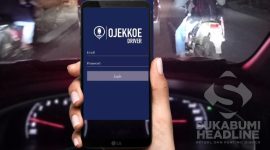 Ilustrasi aplikasi ojek online Ojekkoe. l Feryawi Heryadi