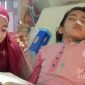 Nafisah Zulfa sebelum dan ketika terbaring di rumah sakit. l Dok. Pribadi