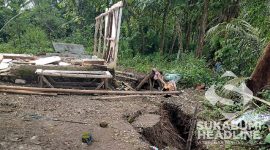 Rumah milik warga Simpenan ambruk. l Istimewa