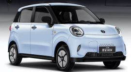 Mobil listrik Lingbox mini EV. l Istimewa