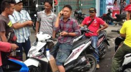 Praktik debt collector di lapangan. l Istimewa