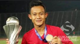 Sani Rizki Fauzi usai membawa Timnas Indonesia juara Piala AFF. l Sani Rizki Fauzi