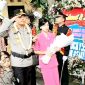 Upacara penyambutan Kapolres Sukabumi yang baru, AKBP Maruly Pardede. l Istimewa