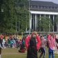 Warga Kota Sukabumi sedang berolahraga di Lapang Merdeka. l Istimewa