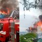 Dua rumah terbakar di Pabuaran, Kabupaten Sukabumi. l Istimewa