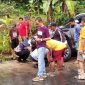 Lakalantas tunggal mantan anggota DPRD Kabupaten Sukabumi di Palabuhanratu. l Istimewa