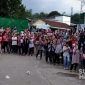 Demo buruh pabrik garmen di Sukabumi. l Istimewa