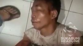 AJ, pelaku curanmor di Pasar Cicurug. l Istimewa