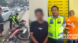 Pemotor tewas, polisi mengamankan sopir penyebab kecelakaan beruntun di Cibadak Sukabumi. l Istimewa