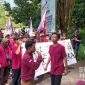 Massa aksi LSM BAN. l sukabumiheadline.com