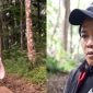 Tini Kasmawati, wanita tunanetra asal Lengkong, Sukabumi setia merawat Owa Jawa. l Istimewa