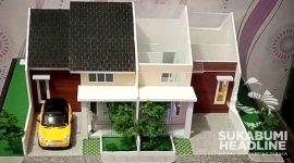 Maket rumah karya Awank Maket. l Istimewa