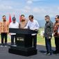 Jokowi saat meresmikan KEK Lido. l Istimewa