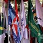 Bendera parpol peserta Pemilu. l Istimewa