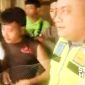 D, tersangka pelaku penganiayaan di dalam angkot digelandang polisi. l Istimewa