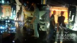 Tabrakan beruntun di Cibadak, Sukabumi. l Istimewa
