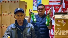 Rumah di Sukaraja jadi gudang minuman keras. l Istimewa