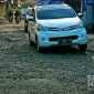 Rusak Jalan Kabupaten, ruas alternatif Cicurug - Parungkuda. l sukabumiheadline.com