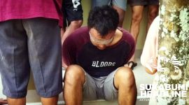 IK, terduga pelaku pencurian motor di Surade. l Istimewa