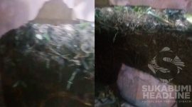 Dinding rumah milik Entin jebol. l Istimewa