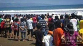 Wisatawan di Pantai Selatan Kabupaten Sukabumi. l Istimewa