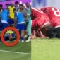 Selebrasi gol sujud syukur ala Cristiano Ronaldo dan Timnas Indonesia. l Istimewa