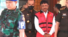Johnny G Plate ditahan. l Istimewa