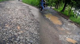 Ruas jalan penghubung Kalapanunggal dengan Kabandungan. l Istimewa