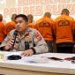 Enam pelaku penganiaya Kamat Adiwijaya hingga tewas di Sukabumi. l Istimewa