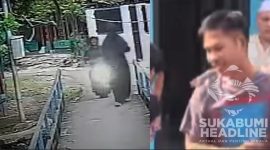 Tangkapan layar SI sat melakukan aksi begal pantat. l Istimewa