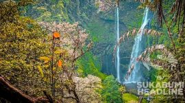 Curug Kembar di Lembah Purba, Sukabumi. l Istimewa