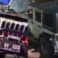 Jeep Rubicon Terbakar di Cianjur. l Istimewa
