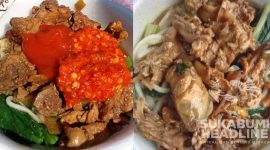 Mie ayam khas Mega Alfaruq di Warudoyong, Kota Sukabumi. l Istimewa