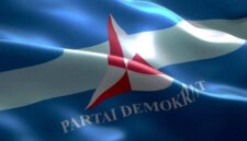 Bendera Partai Demokrat. l Istimewa