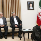 Petinggi Jihad Islam bertemu dengan Pemimpin Tertinggi Iran, Ali Khamenei. l AFP