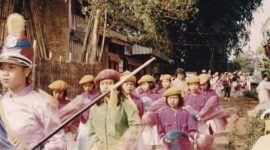 Pawai kenaikan kelas di Kadudampit, Kabupaten Sukabumi era 70-an. l Eka Saputra