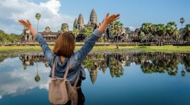 Salah satu objek wisata alam di Kamboja. l Istimewa