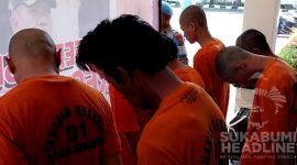 Tujuh tersangka pencabulan anak. l Istimewa