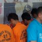 Tersangka pelaku penambangan ilegal dibekuk polisi di Ciemas, Kabupaten Sukabumi. l Istimewa