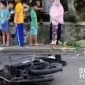 Sepeda motor korban tabrakan maut di Bantargadung, Sukabumi. l Istimewa