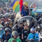 Pawai kenaikan kelas di Kecamatan Cisaat, Kabupaten Sukabumi. l Istimewa